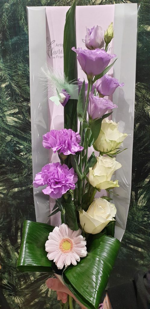 Fleurs d'émotion - Bouquet linéaire - Collection 2024 - Délicatesse 